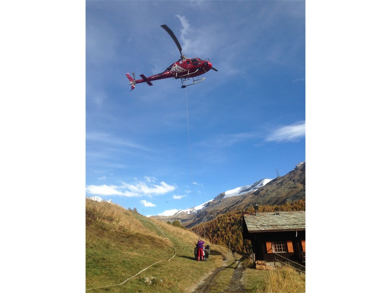 Unterstützung durch Air-Zermatt